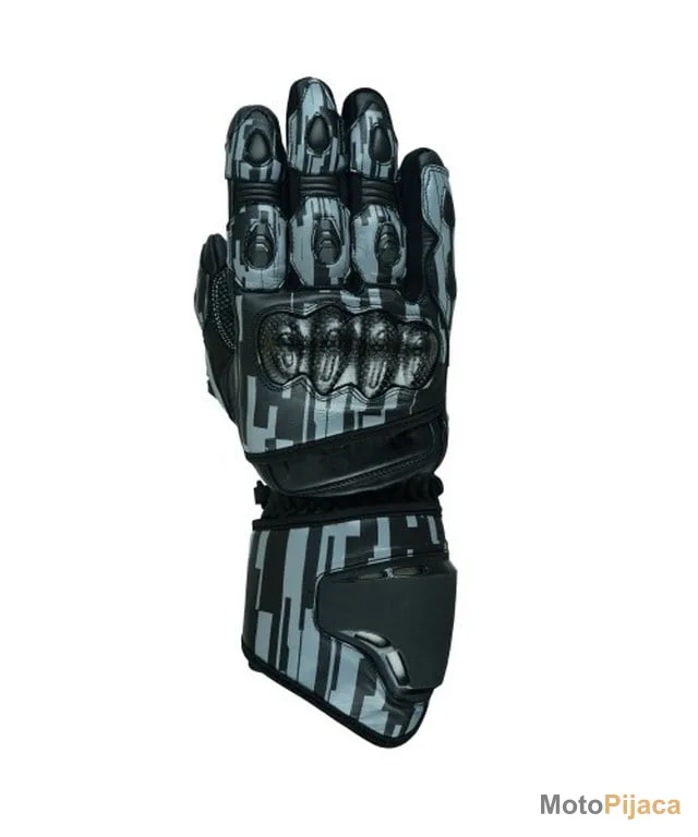 BOS MOTO KOZNE RUKAVICE 6033 SIVE - DD MOTO