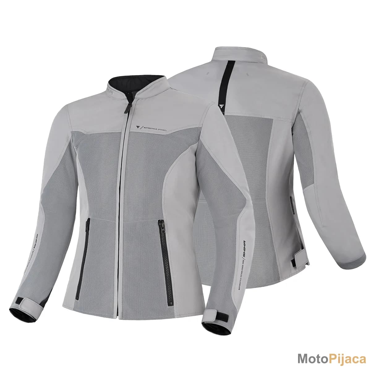 SHIMA OPENAIR MESH MOTO JAKNA ZENSKA SIVA - DD MOTO