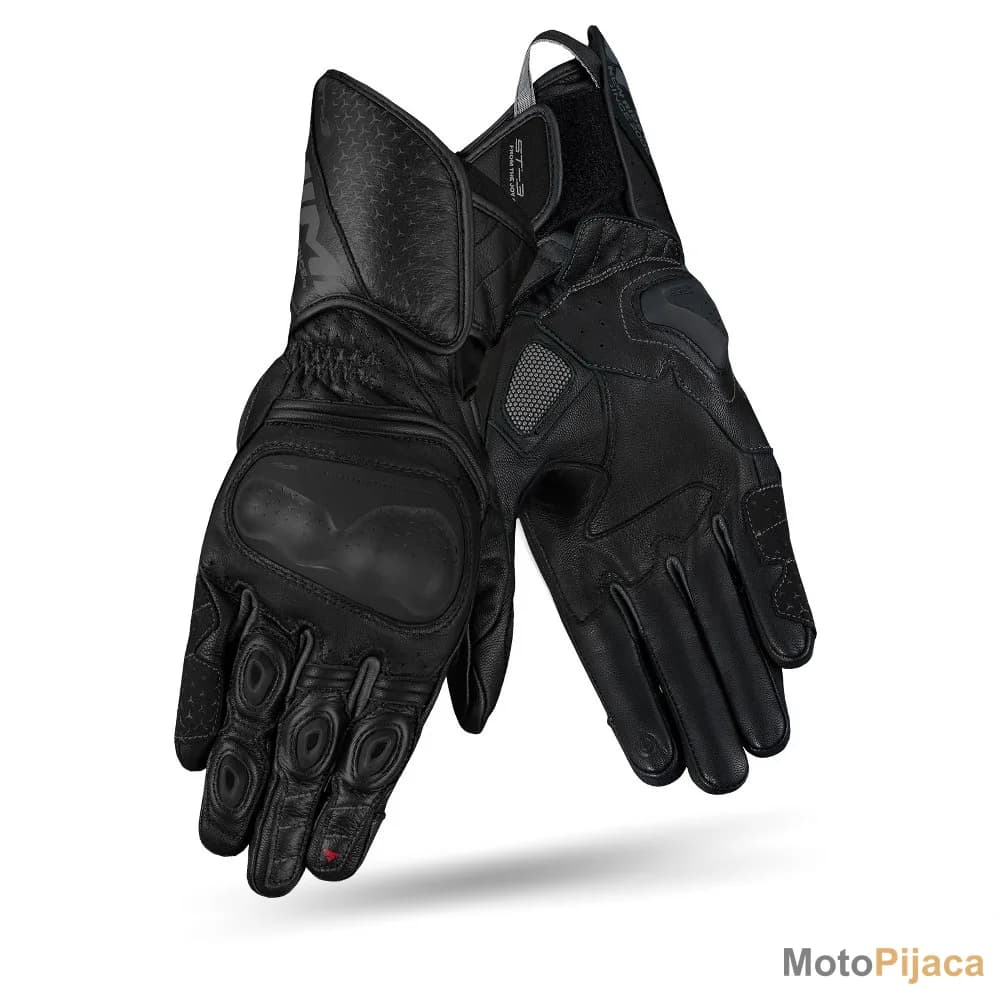 SHIMA MOTO RUKAVICE ST-3 CRNE - DD MOTO