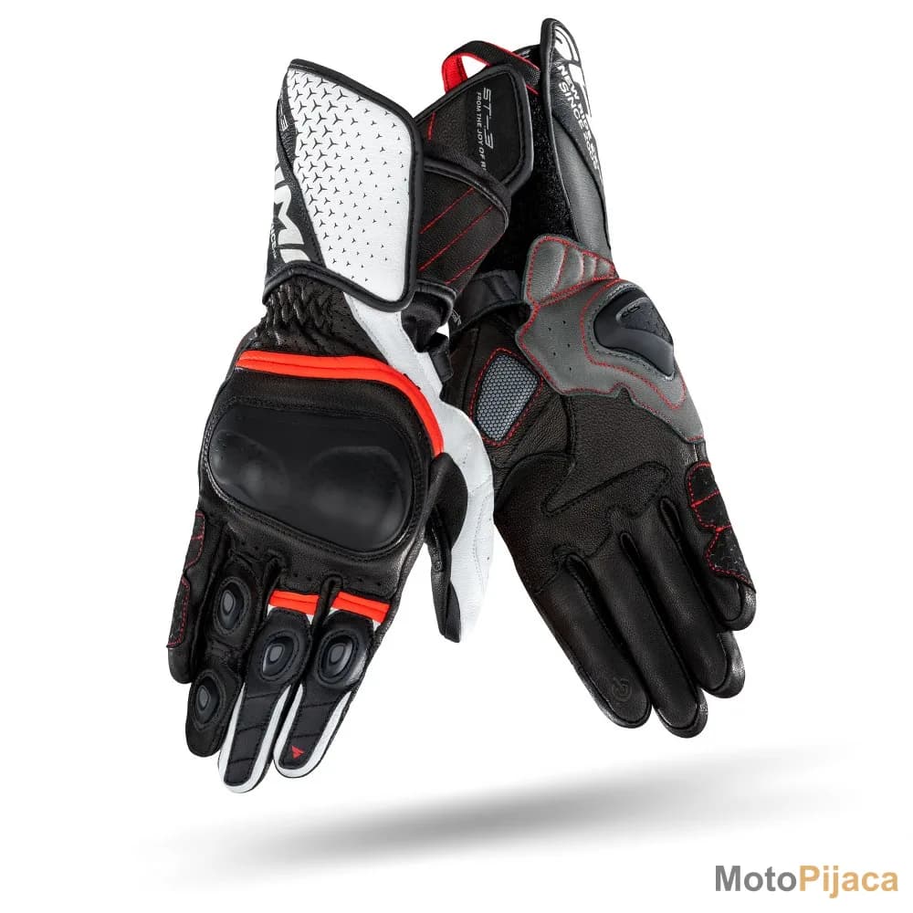 SHIMA MOTO RUKAVICE ST-3 CRVENO/ BELE - DD MOTO