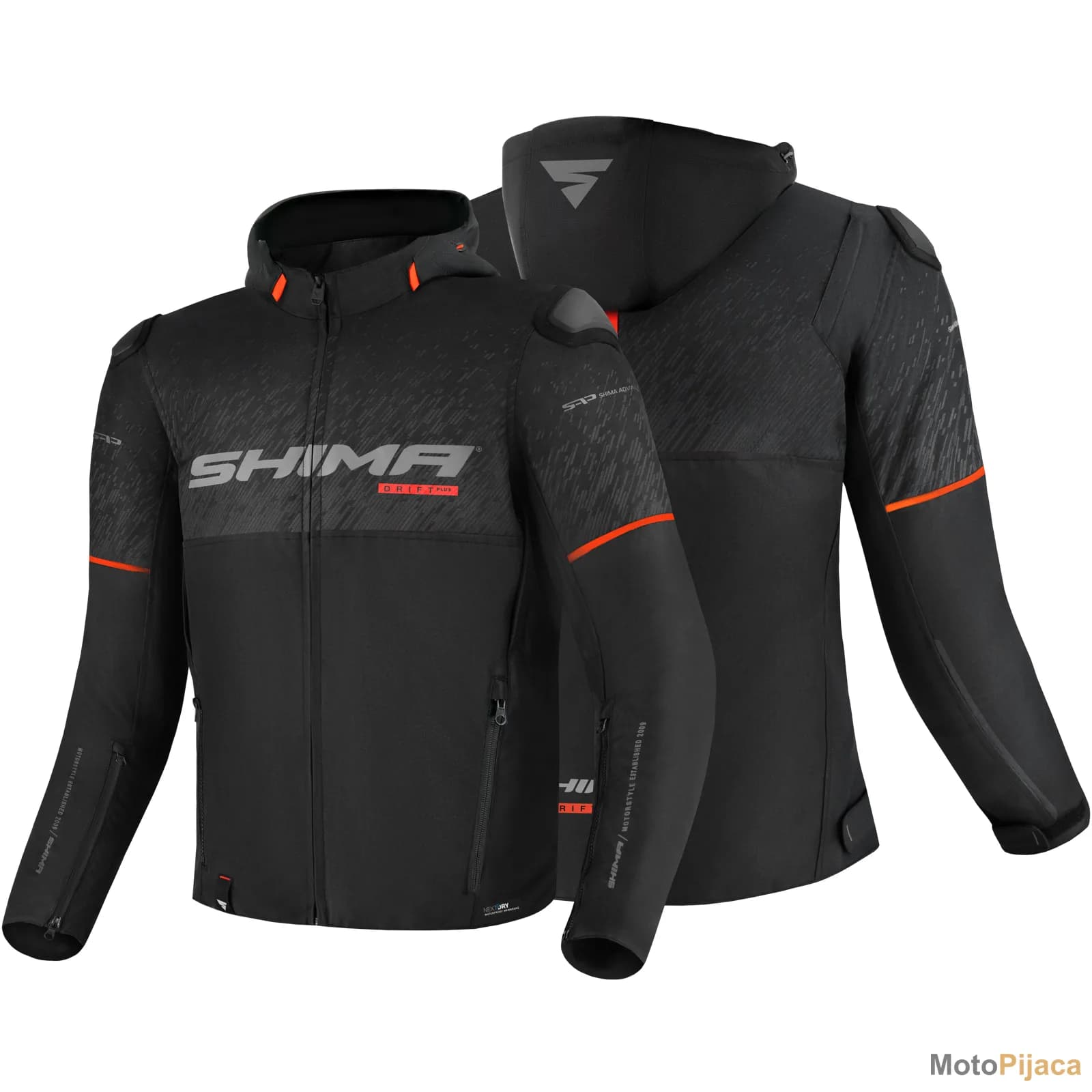 SHIMA DRIFT+ MOTO JAKNA WP CRNA - DD MOTO