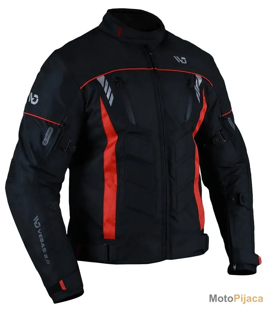BOS MOTO JAKNA VEGAS CRVENA - DD MOTO