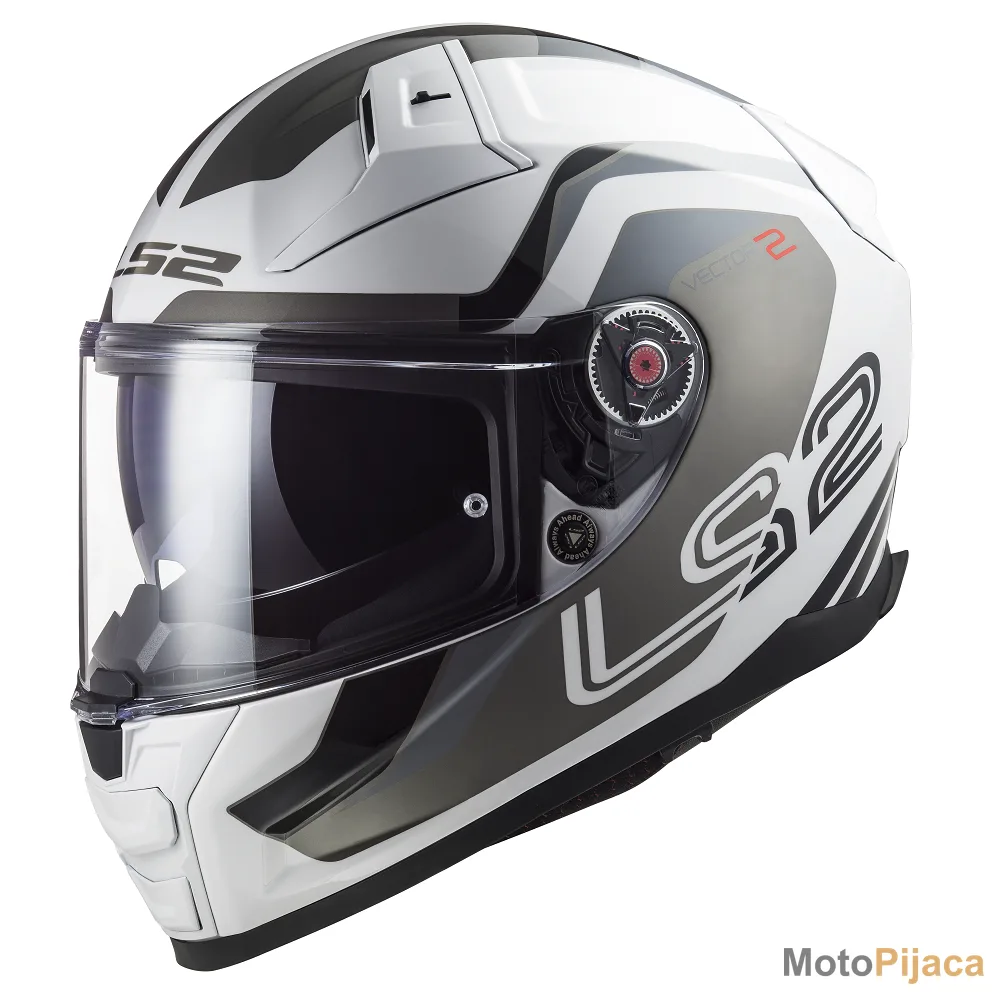 LS2 KACIGA FF811 VECTOR II METRIC BELO TITANIUM - DD MOTO