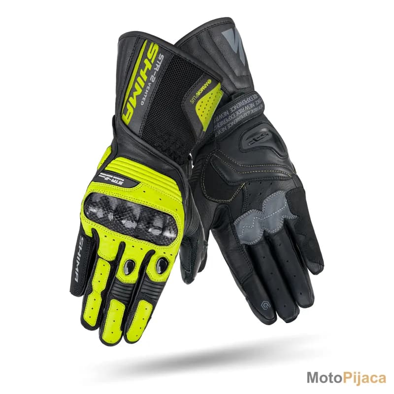 SHIMA KOZNE MOTO RUKAVICE STR-2 VENT FLUO - DD MOTO