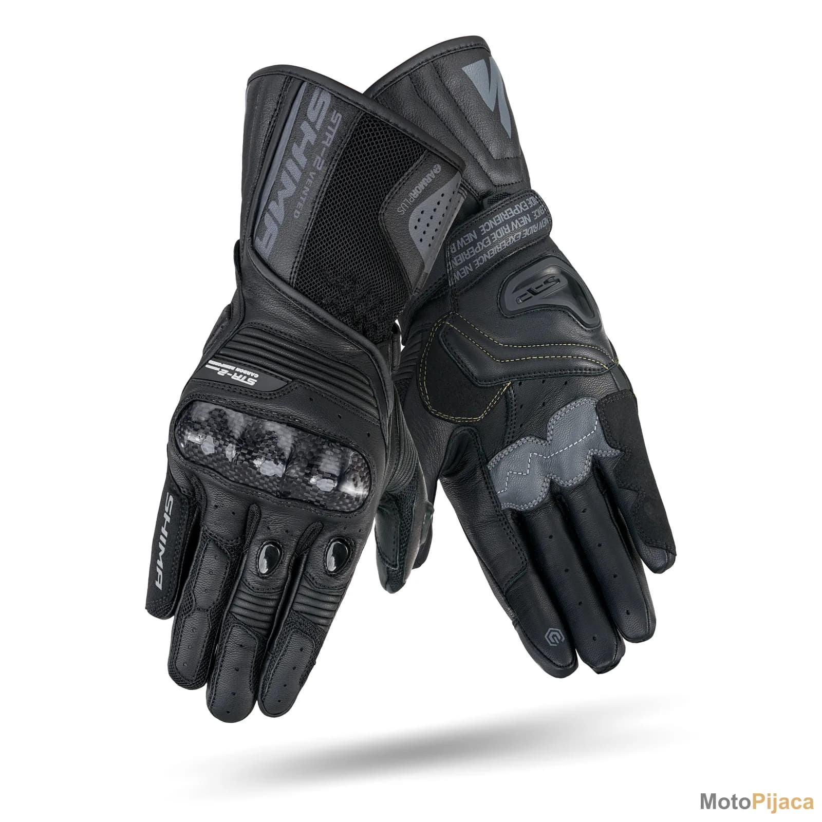 SHIMA KOZNE MOTO RUKAVICE STR-2 VENT BLACK - DD MOTO