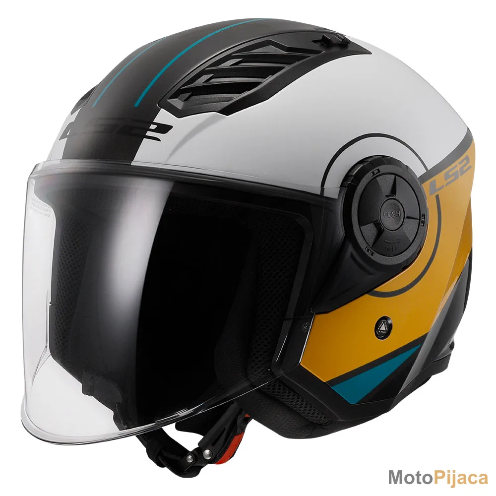 LS2 KACIGA JET OF616 AIRFLOW II COVER BELO BRAON - DD MOTO