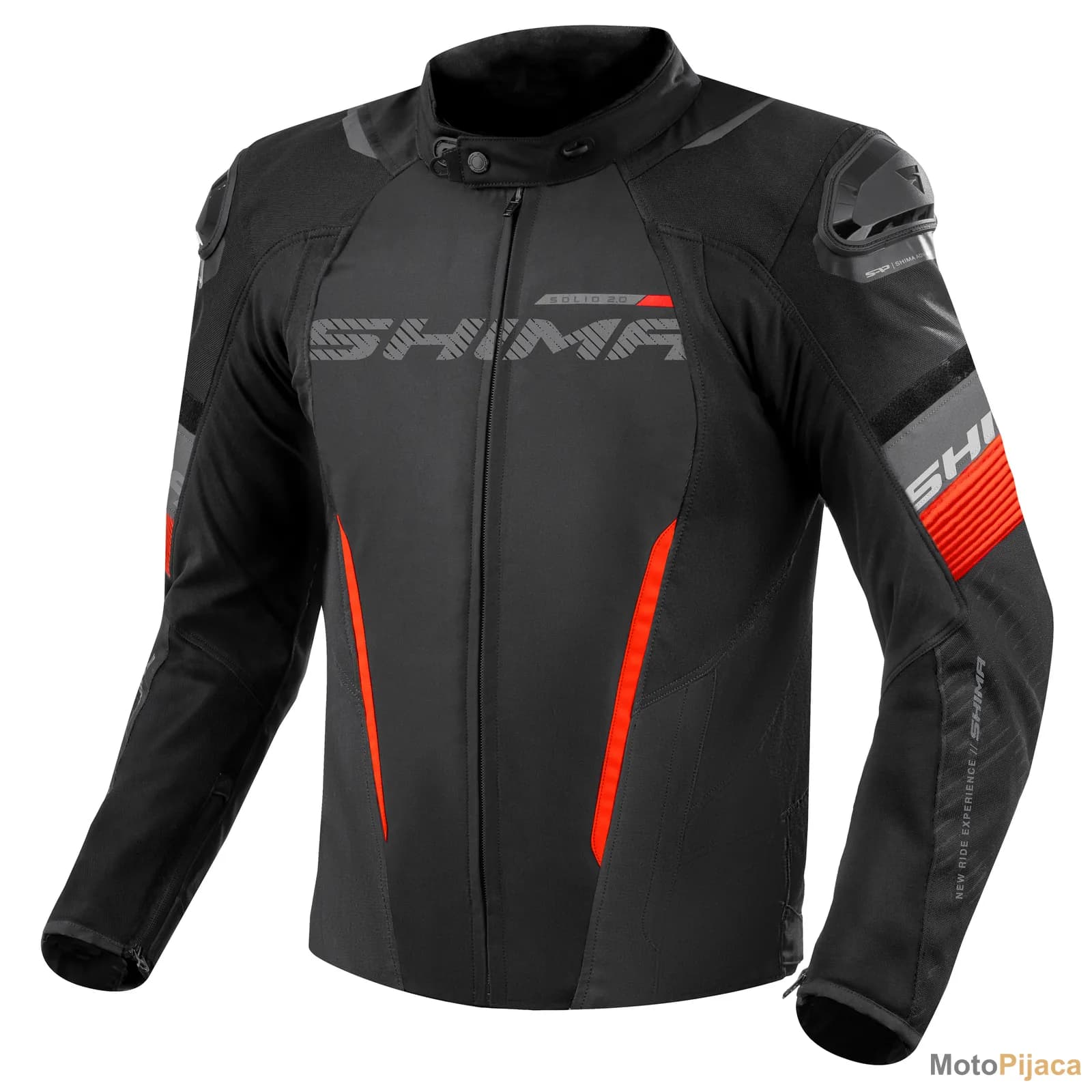 SHIMA MOTO JAKNA SOLID 2.0 CRVENA - DD MOTO