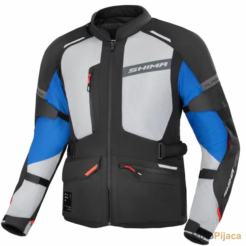 SHIMA MOTO JAKNA ALPHA PLAVA - DD MOTO