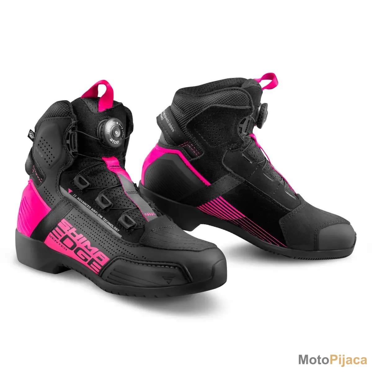 SHIMA MOTO PATIKE EDGE VENTED PINK ZENSKE - DD MOTO