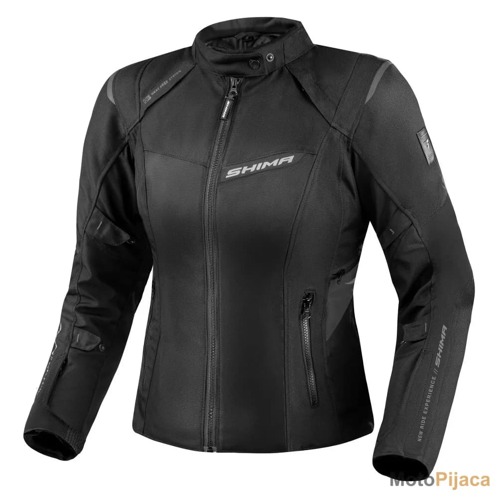SHIMA MOTO JAKNA RUSH 2.0 ZENSKA CRNA - DD MOTO