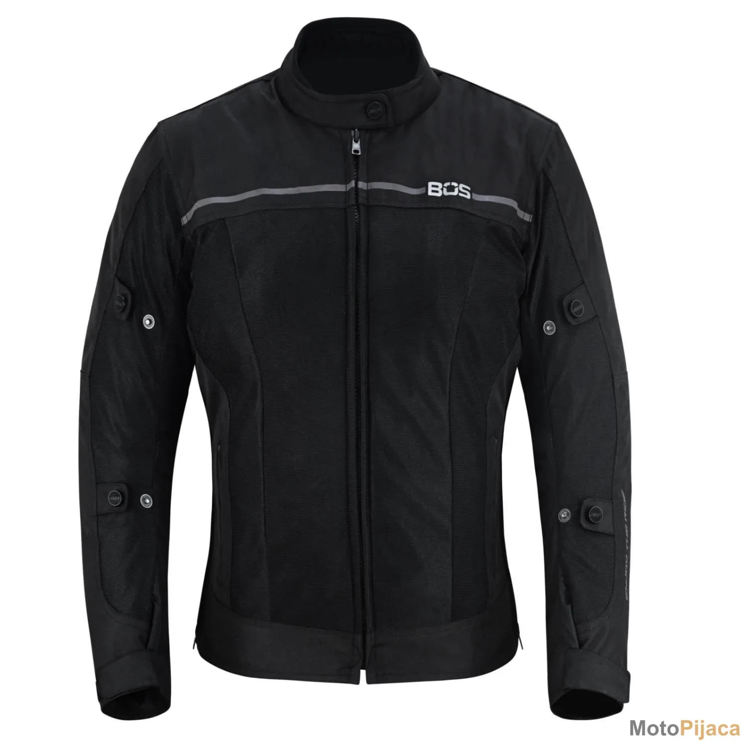 BOS ZENSKA MOTO JAKNA NEW LADY 8790 CRNA - DD MOTO