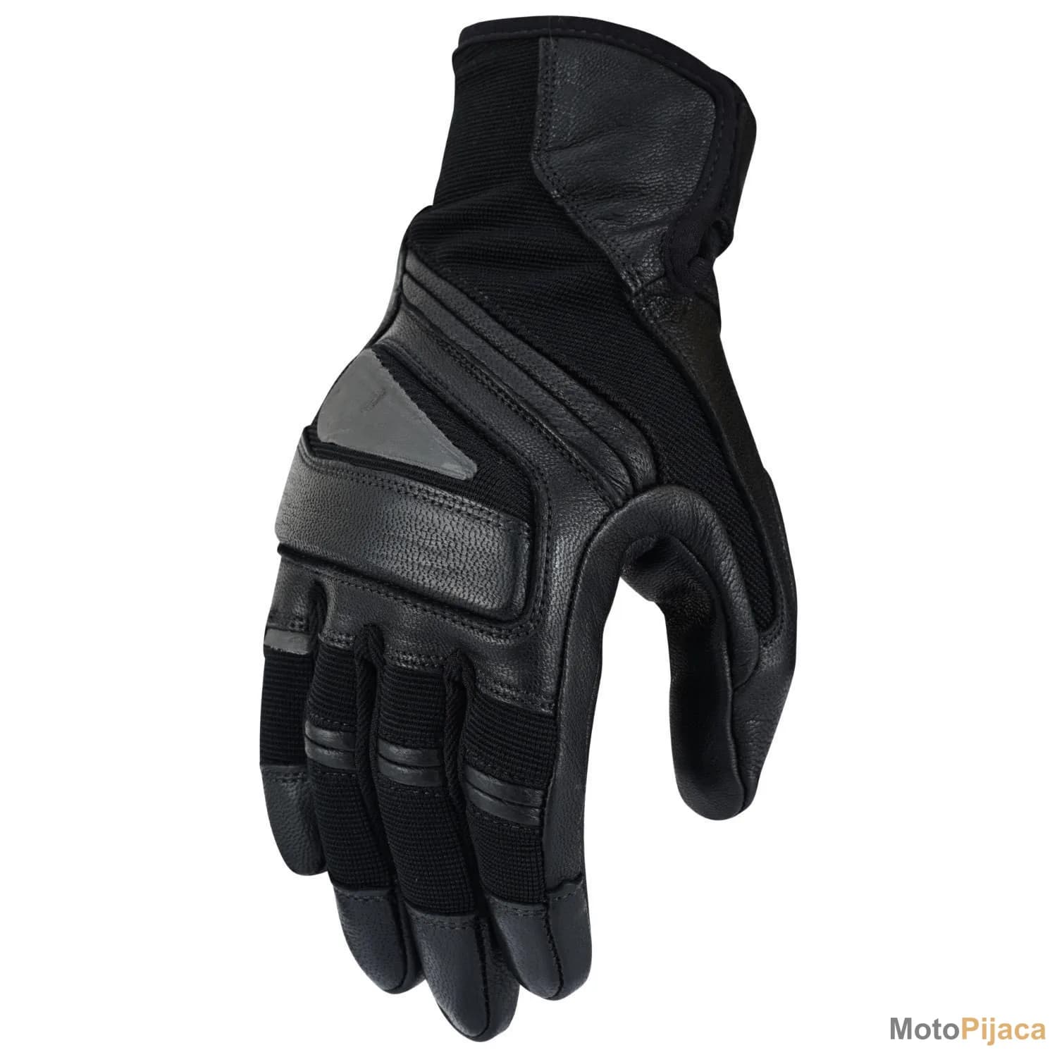 BOS RUKAVICE KOZNE 6043 CRNE - DD MOTO