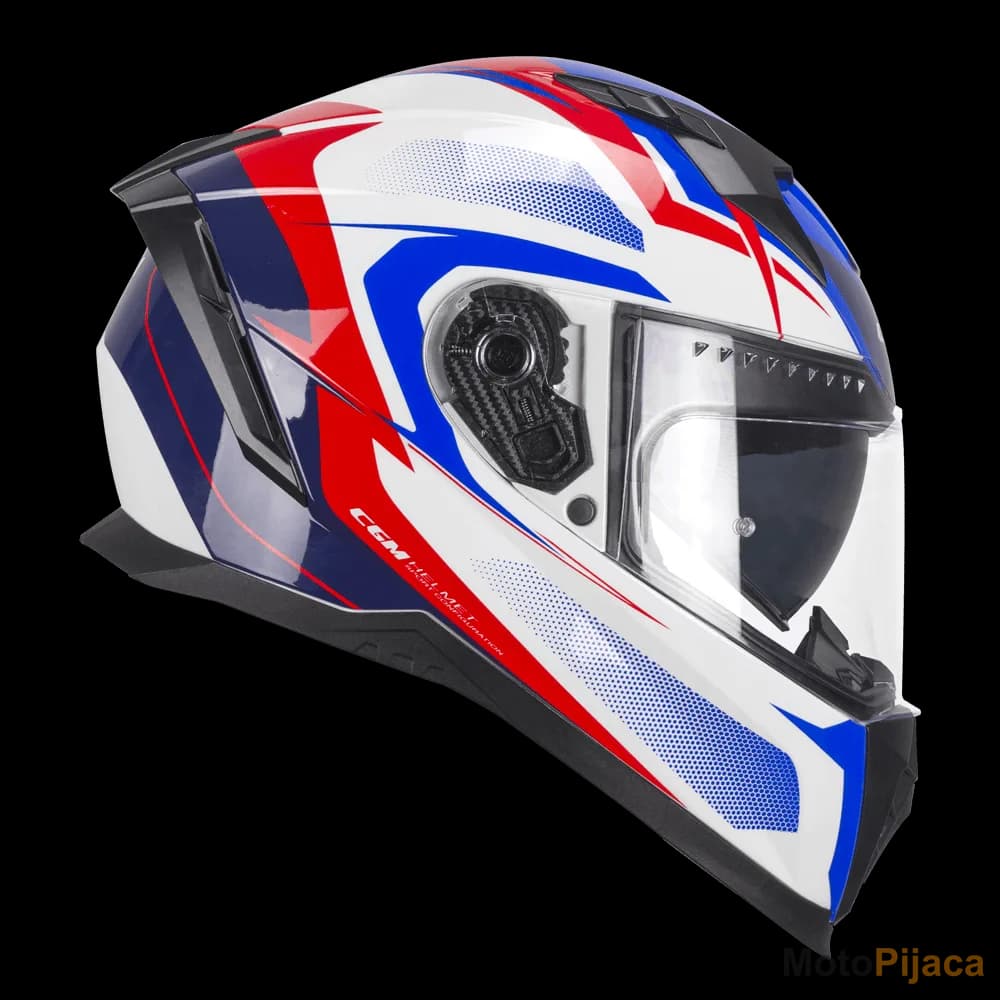 CGM KACIGA 311G BLAST SPORT ALV-79 CRVENO PLAVO BELA - DD MOTO