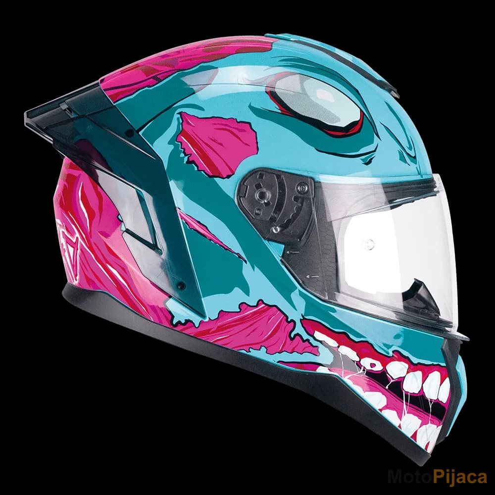 CGM KACIGA 330U RIOT UNDEAD ALA-73 PLAVO LJUBICASTA - DD MOTO