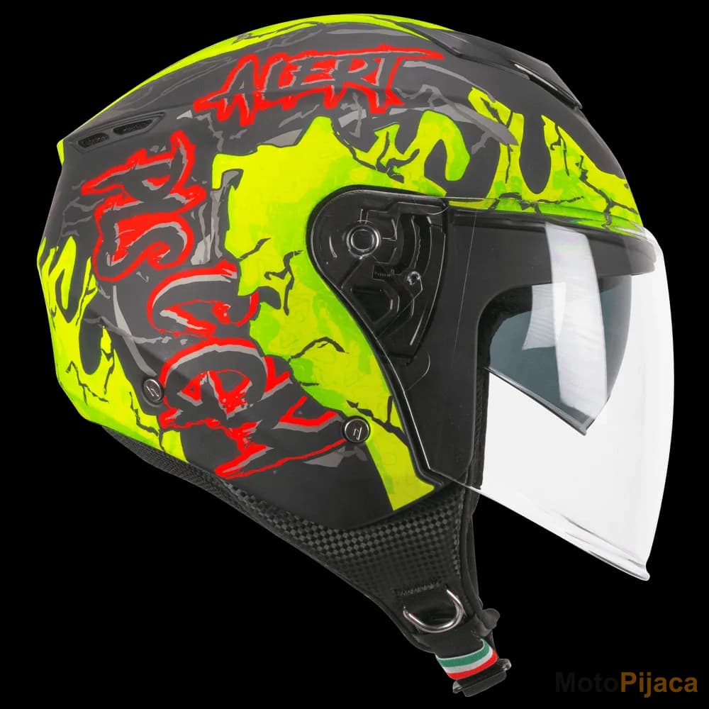 CGM KACIGA 126X IPER ALERT ALV-19 CRNO ZELENA - DD MOTO