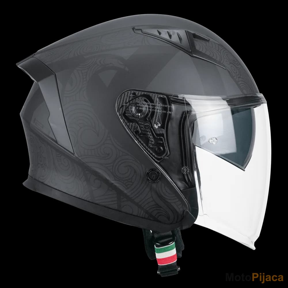 CGM KACIGA 127S DEEP RUNE ALV-09 CRNO SIVA - DD MOTO