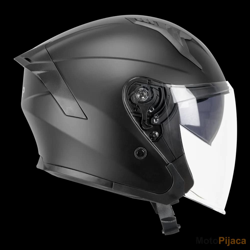 SKA-P KACIGA 1MHA JEDI BLV-01 MAT CRNA - DD MOTO
