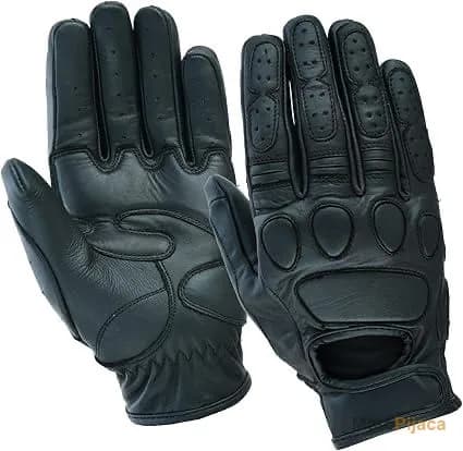 BOS RUKAVICE KOZNE CAFE RACER 6014 CRNE - DD MOTO