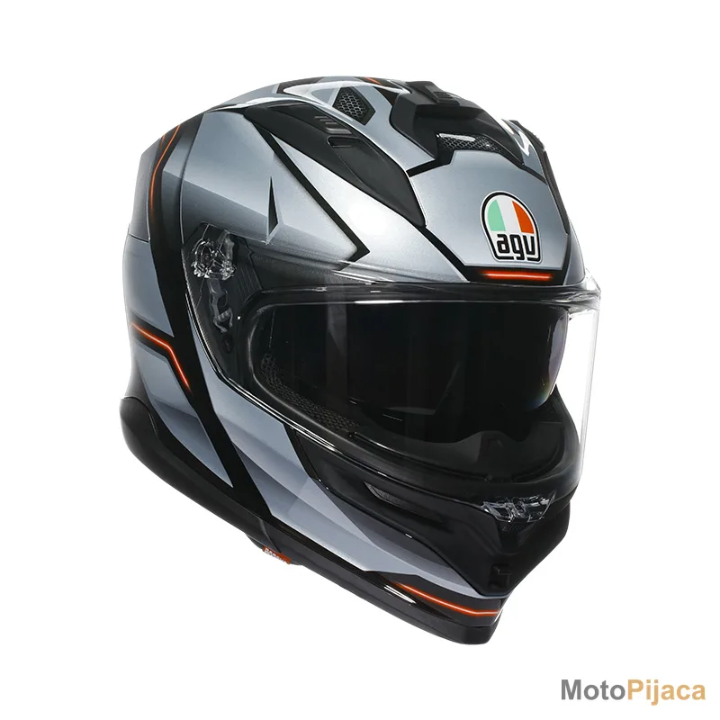 AGV K7 KACIGA JAEGER CRNO SIVA - DD MOTO