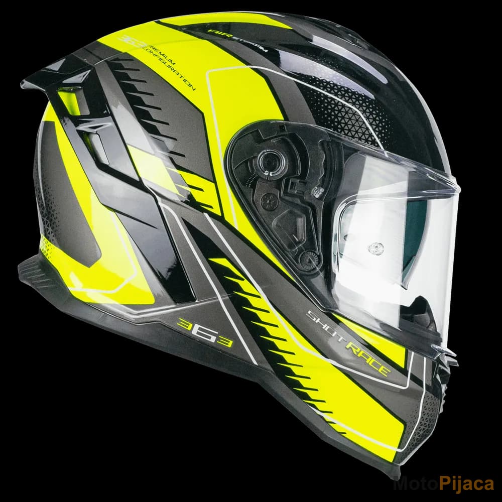CGM KACIGA 363G SHOT RACE ALV-93 SIVO ZUTA - DD MOTO