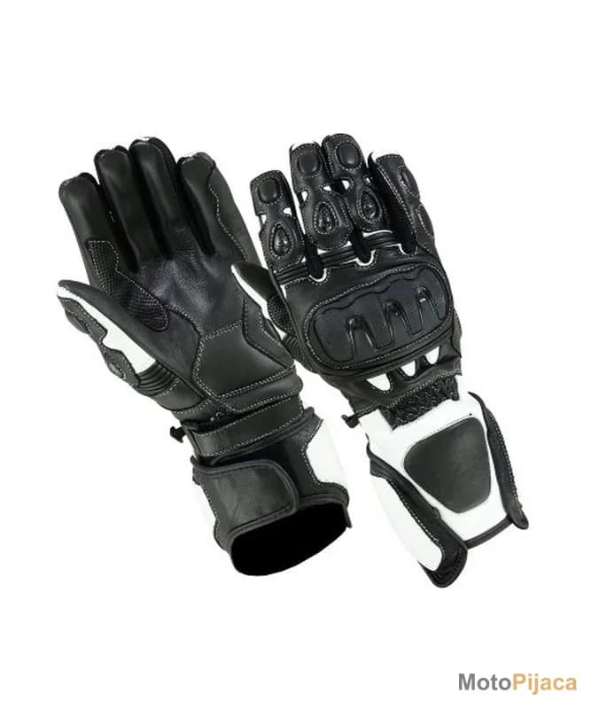 BOS MOTO RUKAVICE 6001 RIDER BELE - DD MOTO
