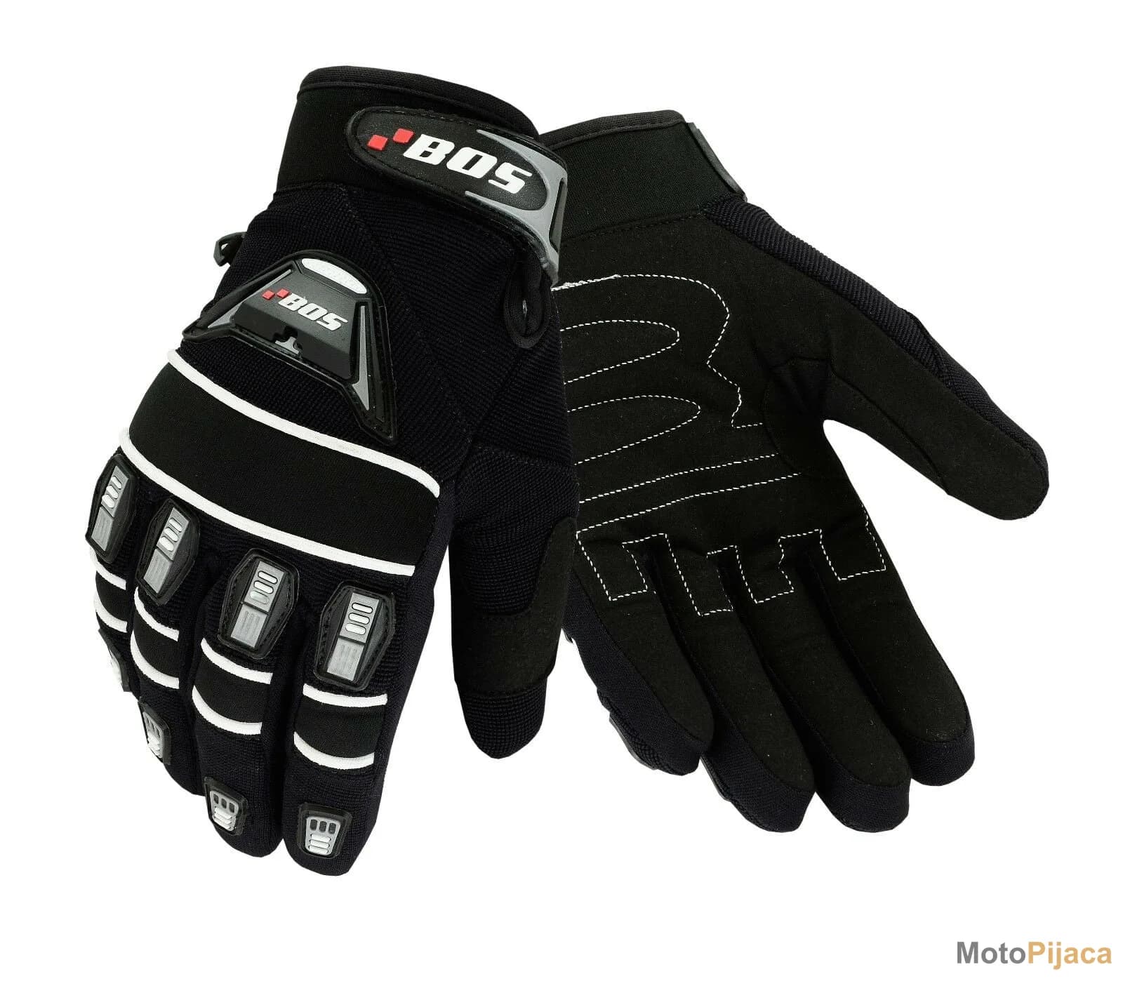 BOS MOTO RUKAVICE 6008 CROSS CRNE - DD MOTO