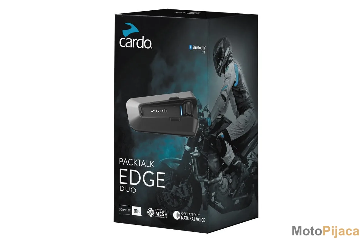 CARDO PACKTALK EDGE SINGLE MOTO KOMUNIKACIJA - DD MOTO