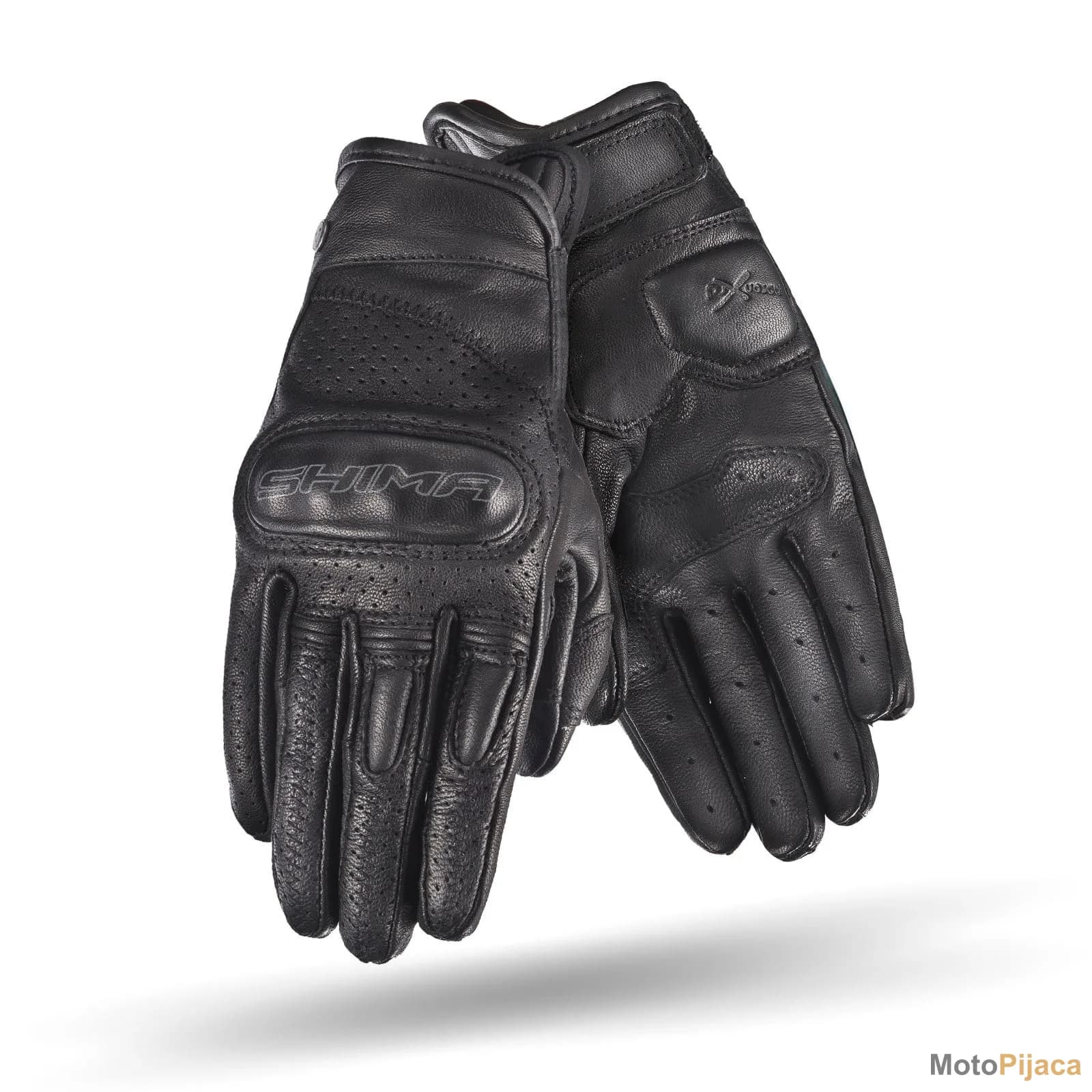 SHIMA KOZNE MOTO RUKAVICE CALIBER ZENSKE CRNE - DD MOTO
