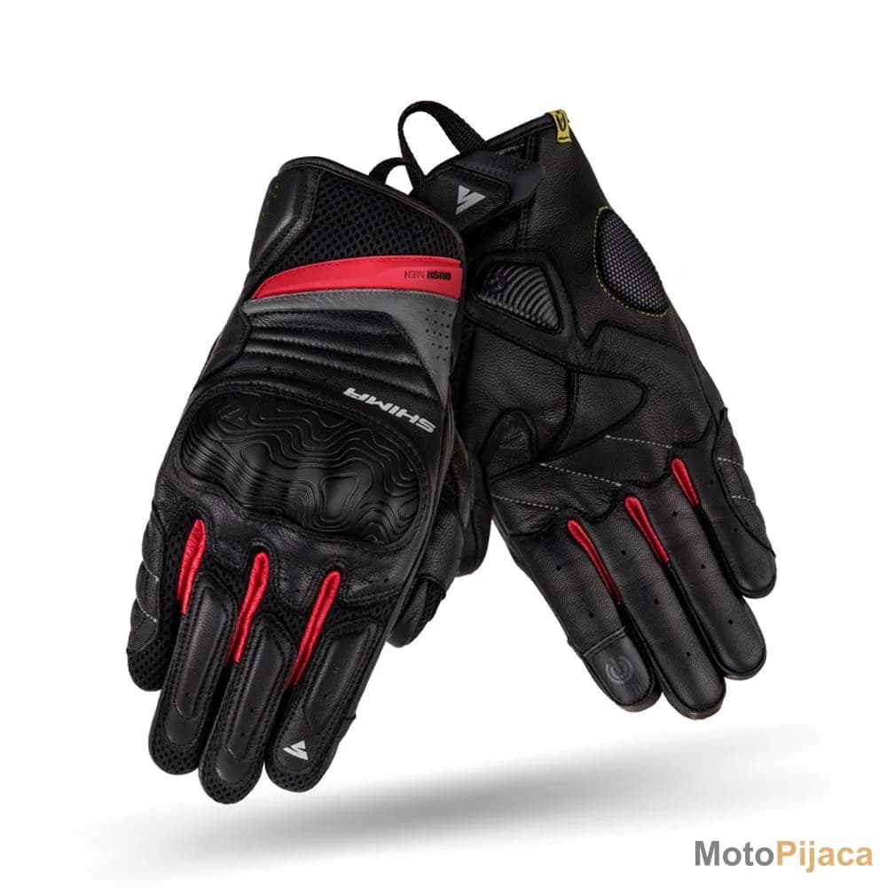 SHIMA MOTO RUKAVICE RUSH MUSKE CRVENE - DD MOTO