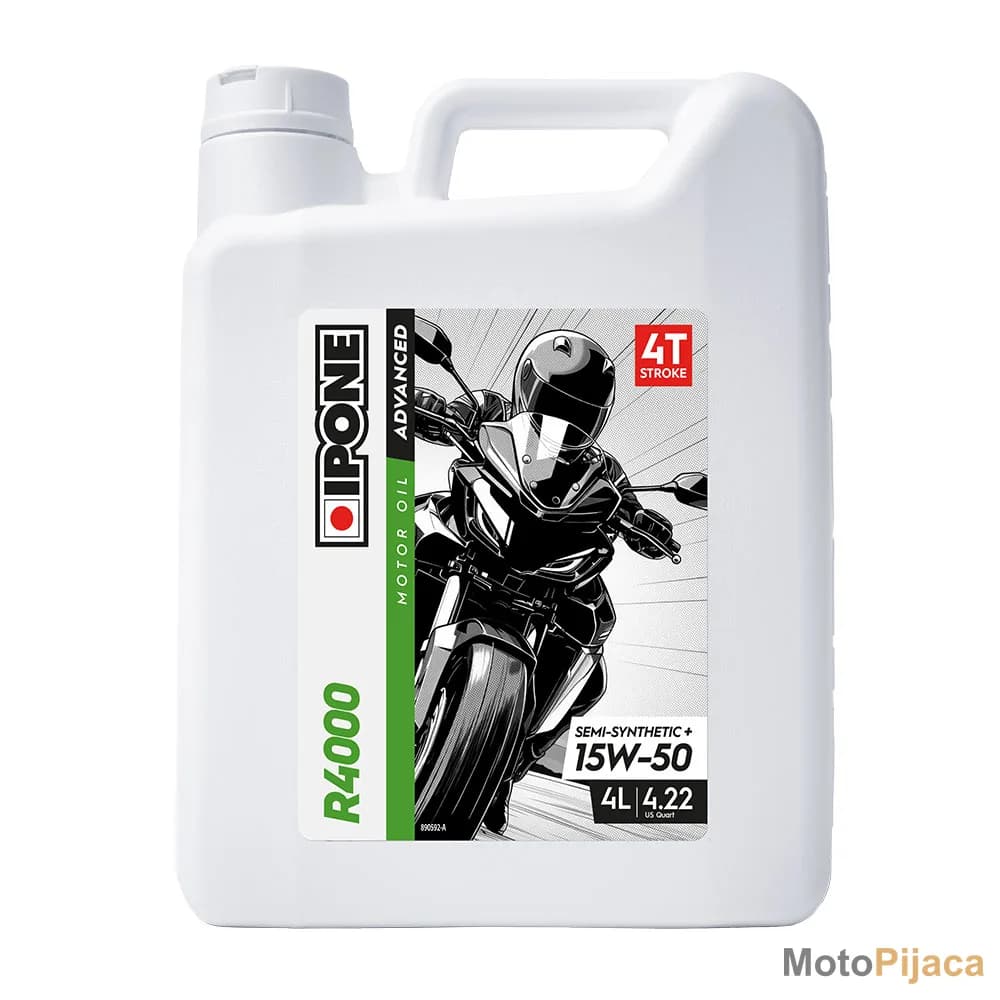 IPONE R4000 15W50 POLUSINTETIKA 4T 4L - DD MOTO