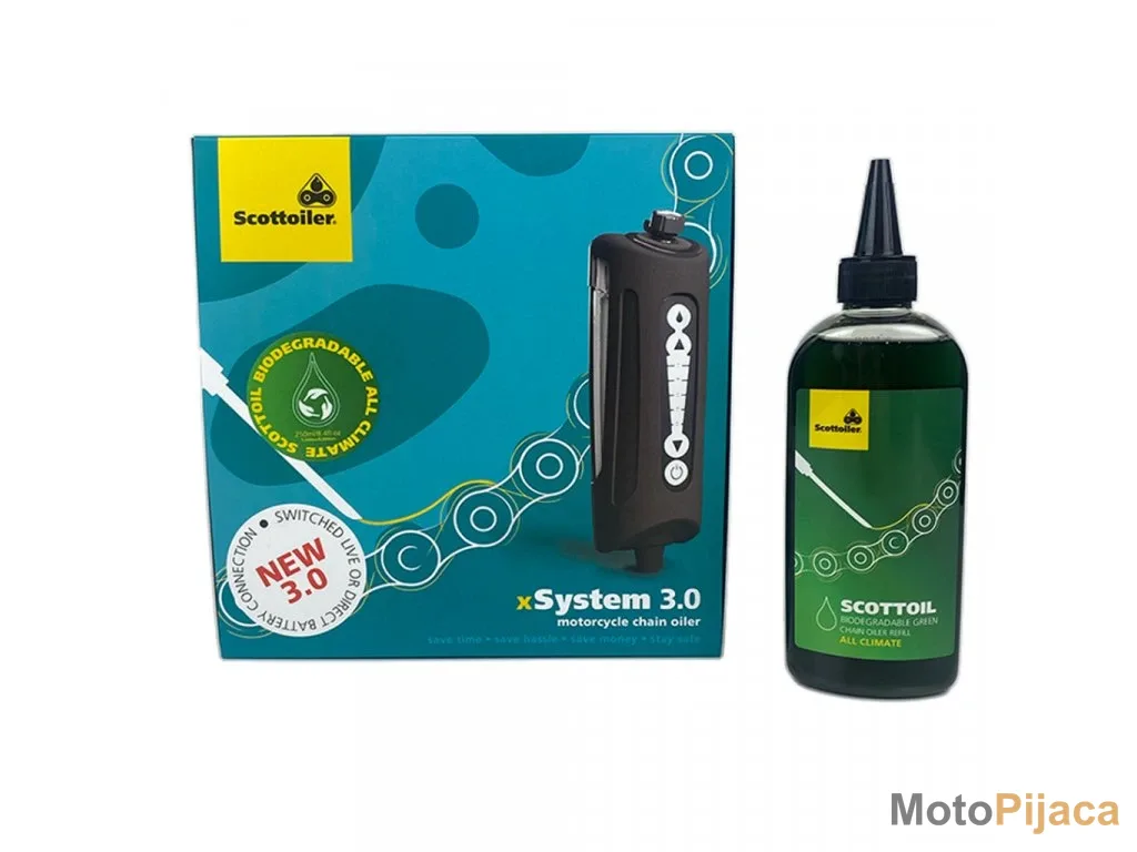 SCOTTOILER SO-8150-30 XSYSTEM 3.0 ZELENI - DD MOTO