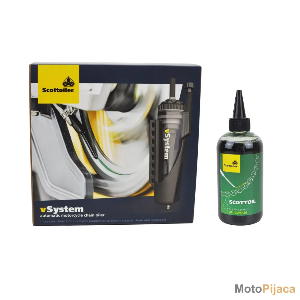 SCOTTOILER SO-1205 VSYSTEM SET ZELENO ULJE - DD MOTO