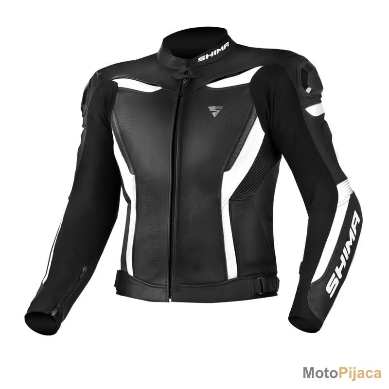 SHIMA KOZNA MOTO JAKNA CHASE BELA - DD MOTO