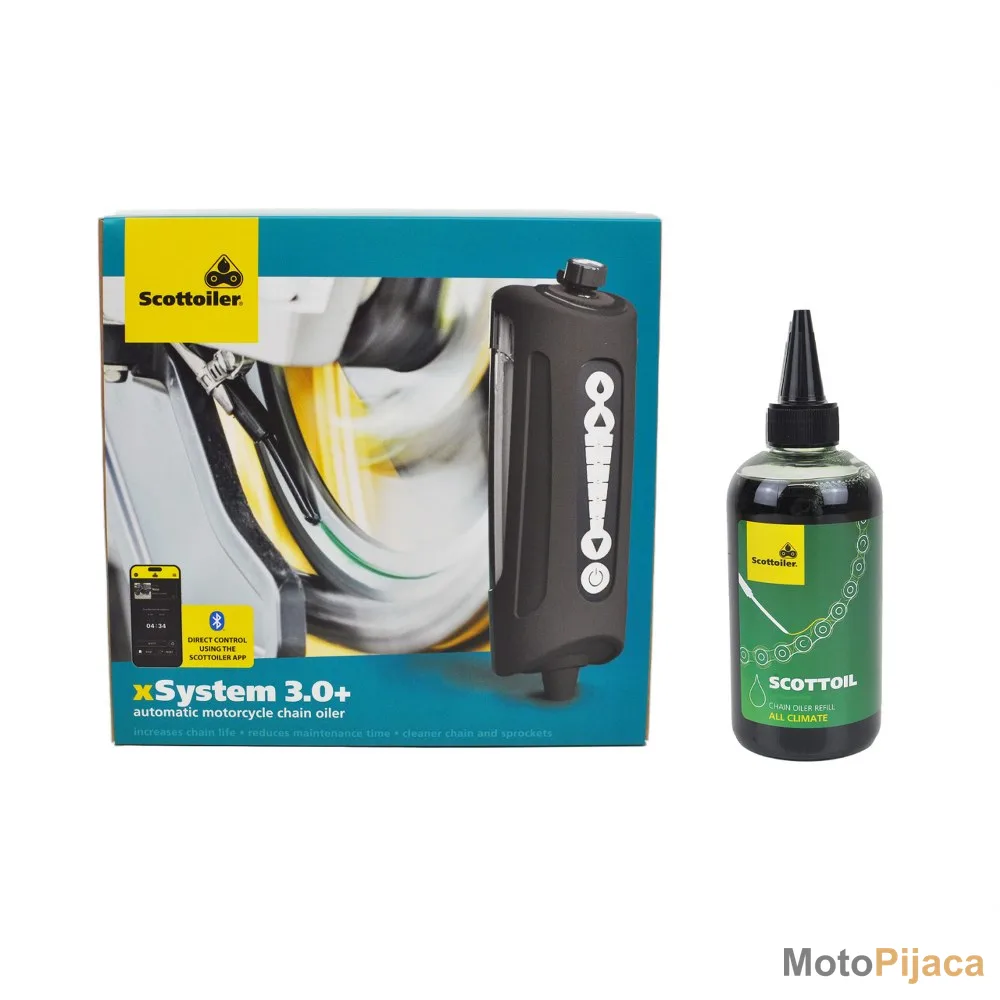 SCOTTOILER SO-8150-30P XSYSTEM 3.0+ KIT ZELENO ULJE - DD MOTO