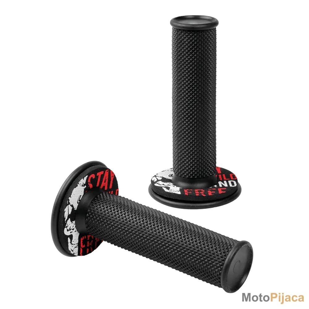 LAMPA DONUT OFF ROAD RUCKE UNIVERZALNE 120mm CRNO CRVENE 90571 - DD MOTO