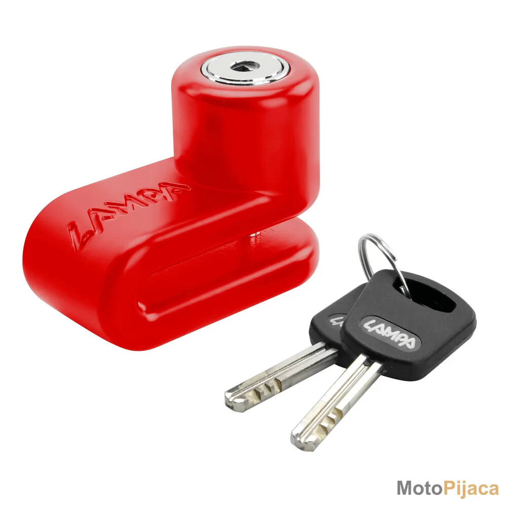 LAMPA PINCH BRAVA DISK LOCK – Ø 5,5mm – CRVENI 91564 - DD MOTO