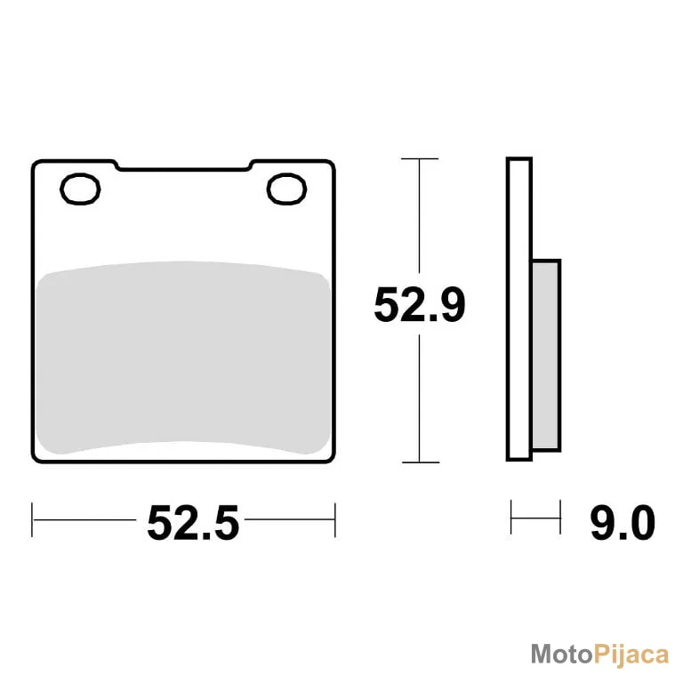 TRW MCB531 ORGANIC - DD MOTO