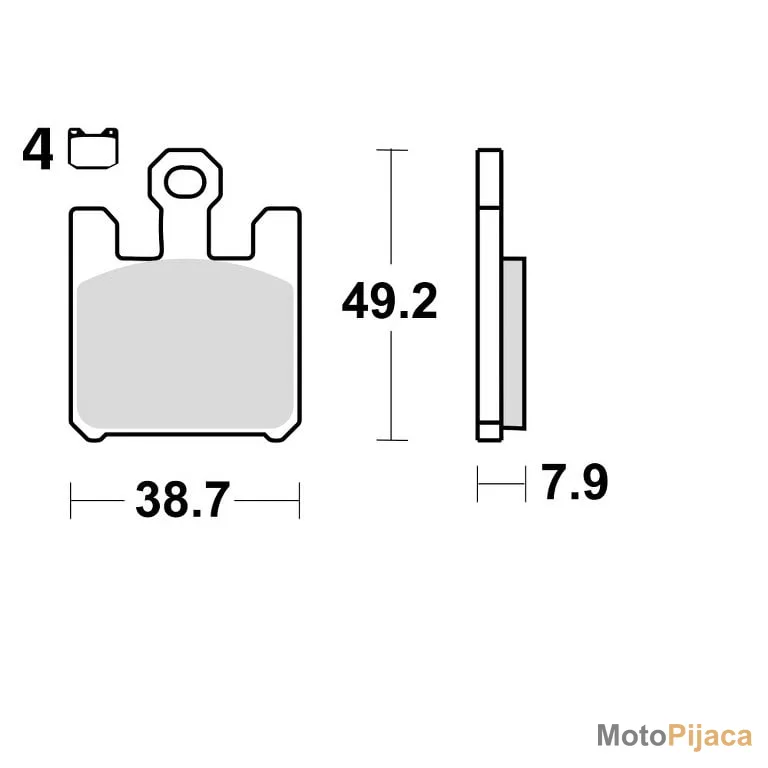 TRW MCB742SV SINTER - DD MOTO