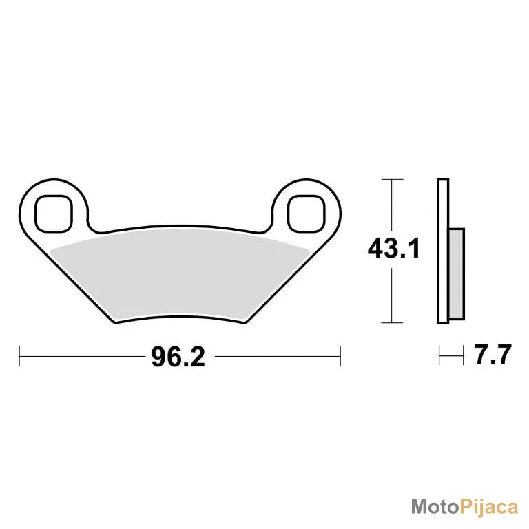 TRW MCB855SI SINTER - DD MOTO